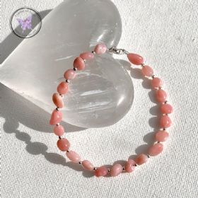 Pink Opal Nugget Bracelet